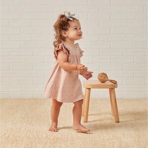 Quincy Mae Flutter Dress Cherries